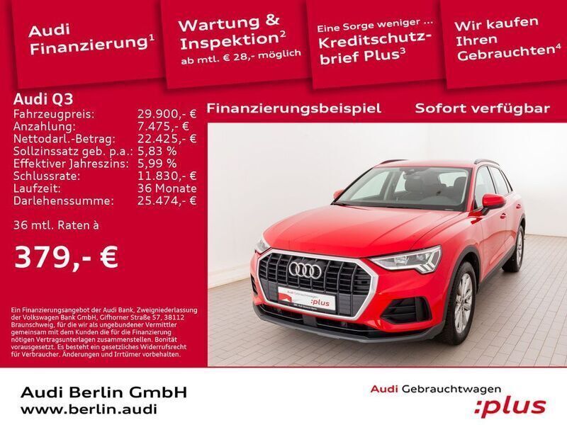 Tangorot metallic Gebraucht 2022 Audi Q3 Design SUV | 29.900 € (Guter Preis) - Bild 1/3