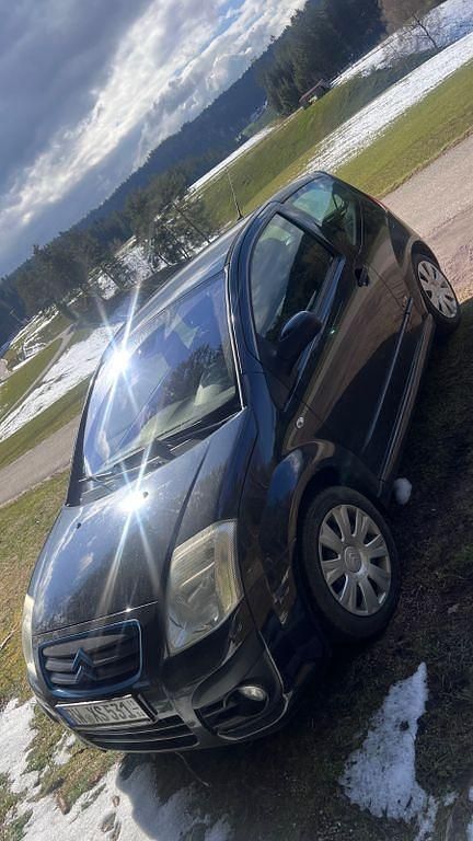 Gebraucht Citroën C2 Style 73 PS (53 kW) 2009 Schwarz Kleinwagen