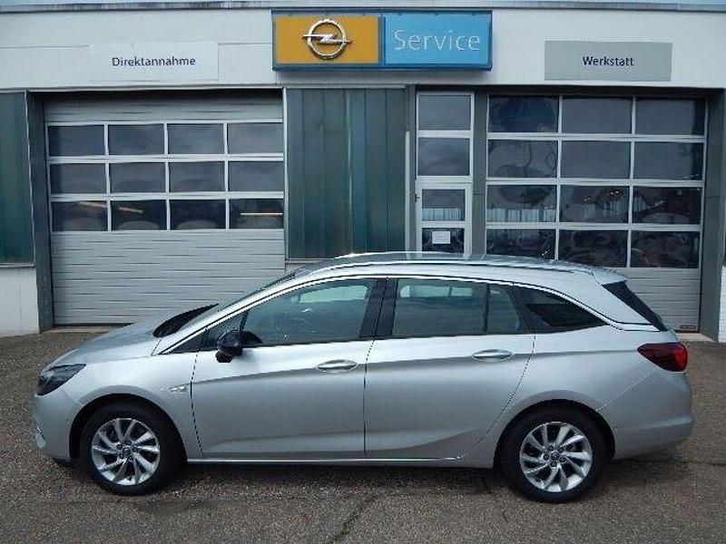 Silber Gebraucht 2021 Opel Astra Elegance Kombi | 16.490 € (Fairer Preis) - Bild 1/4