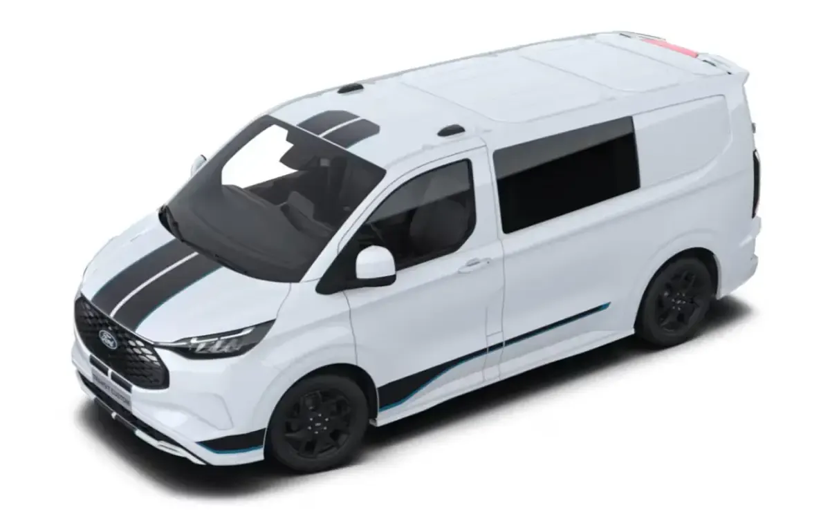 Neu Ford E-Transit Sport 160 kW (218 PS) 2026 Frozen white Van