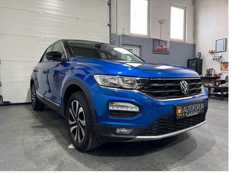 Blau Gebraucht 2021 VW T-Roc SUV | 21.990 € (Guter Preis) - Bild 1/3