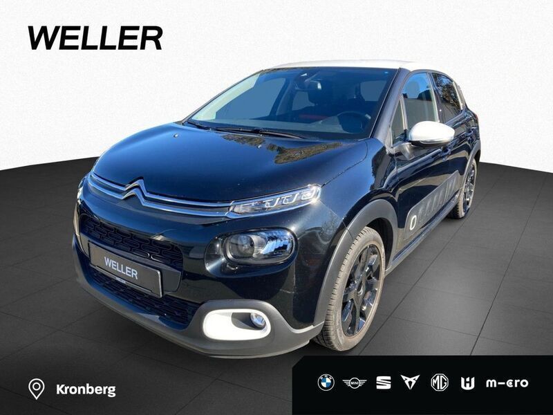 Schwarz (schwarz) Gebraucht 2018 Citroën C3 PureTech Kleinwagen | 11.950 € (Fairer Preis) - Bild 1/4