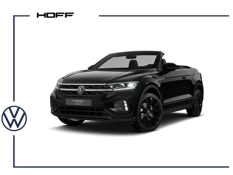 Schwarz Neu 2025 VW T-Roc Cabriolet R-line Cabrio | 41.980 € (Guter Preis) - Bild 1/3
