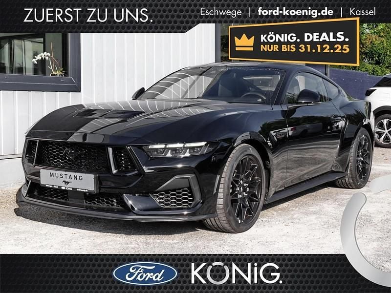 Absolute black (schwarz) Neu 2025 Ford Mustang GT Coupé | 55.390 € (Fairer Preis) - Bild 1/4