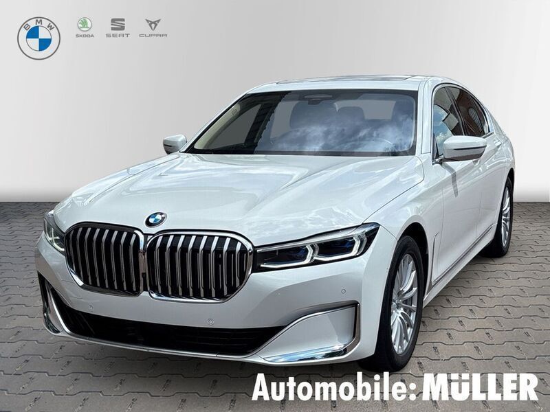 Weiss Gebraucht 2021 BMW 730 Limousine | 44.730 € (Superpreis) - Bild 1/4