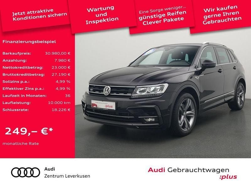 Schwarz Gebraucht 2020 VW Tiguan R-line SUV | 30.980 € (Guter Preis) - Bild 1/4