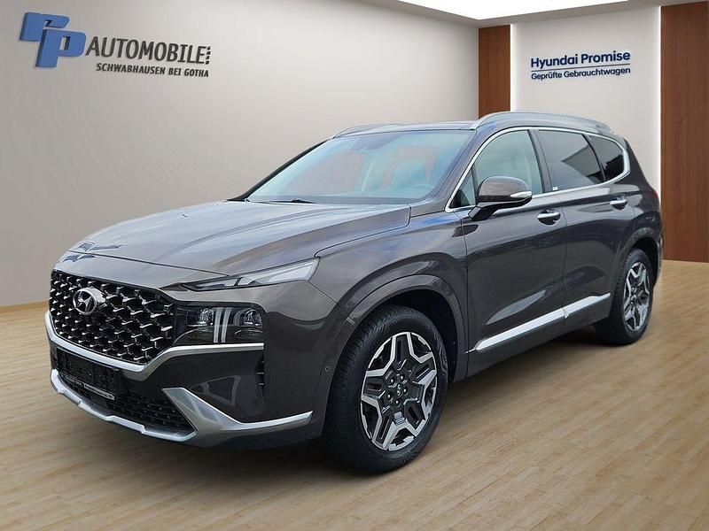 Taiga brown Gebraucht 2021 Hyundai Santa Fe Signature SUV | 27.990 € (Fairer Preis) - Bild 1/4