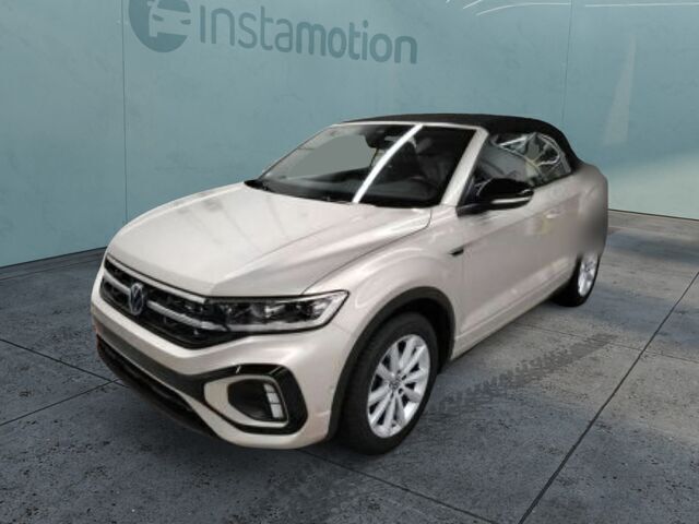 Silber Gebraucht 2024 VW T-Roc Cabriolet R-line Cabrio | 33.850 € (Fairer Preis) - Bild 1/2