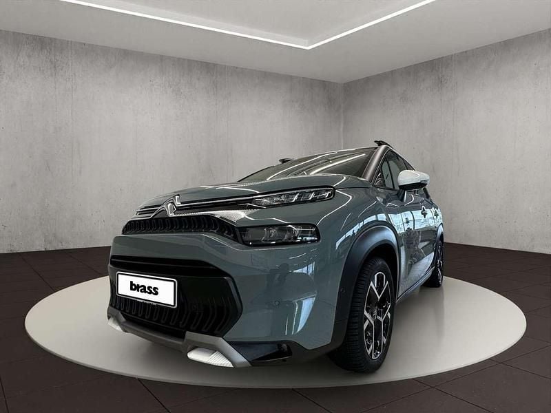Manhattan green/typ aussenverk Gebraucht 2021 Citroën C3 Aircross PureTech SUV | 14.990 € (Guter Preis) - Bild 1/4