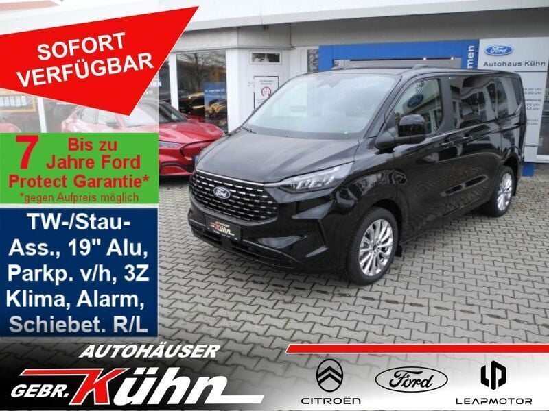 Agate black metallic Neu 2024 Ford Tourneo Custom Titanium Van / Kleinbus | 53.890 € (Guter Preis) - Bild 1/1