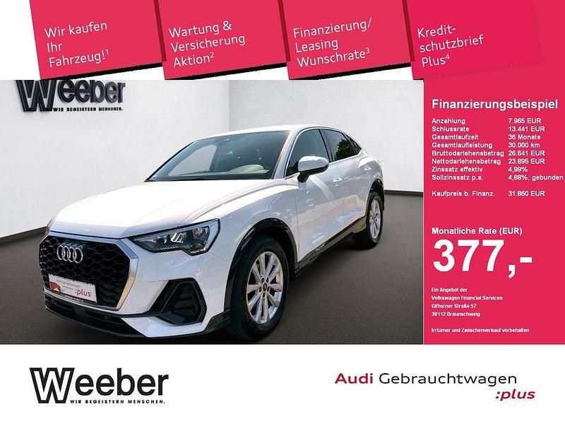 Ibisweiß Gebraucht 2022 Audi Q3 Sportback Sport SUV | 31.860 € (Guter Preis) - Bild 1/4