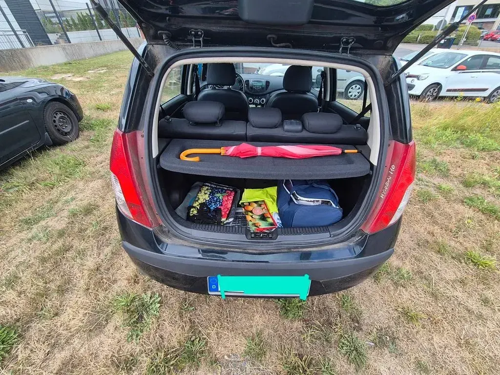 Gebraucht Hyundai i10 Pure 67 PS (49 kW) 2009 Schwarz Kleinwagen