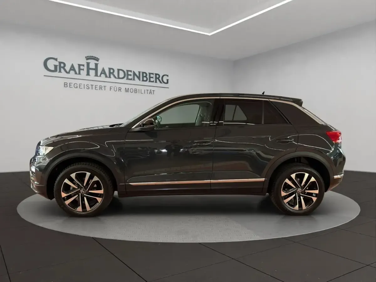 Gebraucht VW T-Roc United 150 PS (110 kW) 2021 Grau SUV