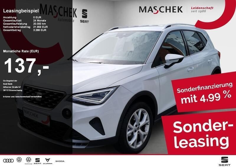 Nevada weiss metallic Gebraucht 2024 Seat Arona FR SUV | 21.640 € (Fairer Preis) - Bild 1/4