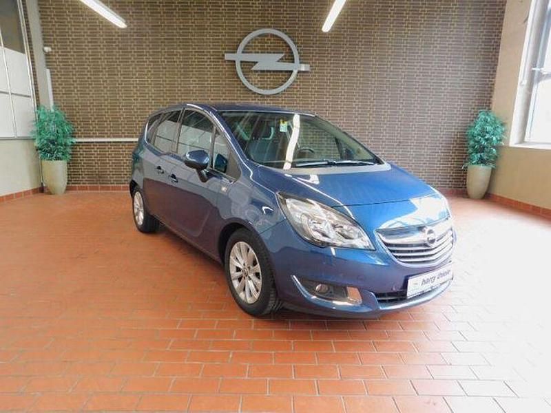 Blau Gebraucht 2016 Opel Meriva drive Van / Kleinbus | 12.950 € (Teuer) - Bild 1/4
