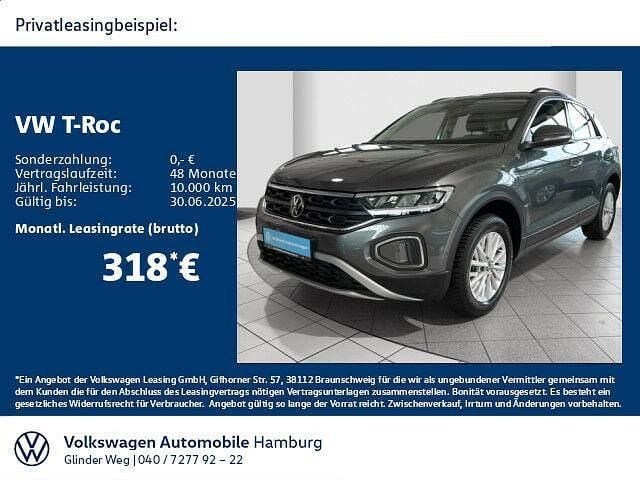 Gebraucht VW T-Roc Life 150 PS (110 kW) 2024 Indiumgrau metallic SUV