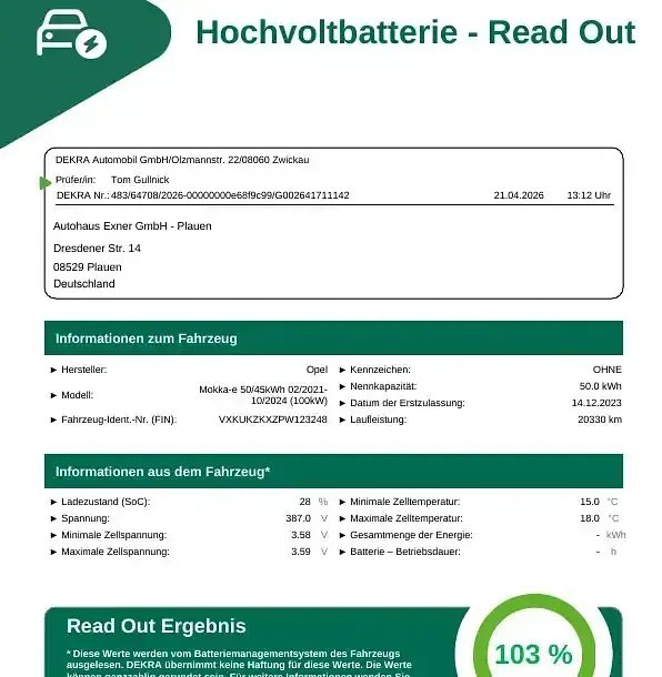 Gebraucht Opel Mokka-e Elegance 100 kW (136 PS) 2023 Blau SUV
