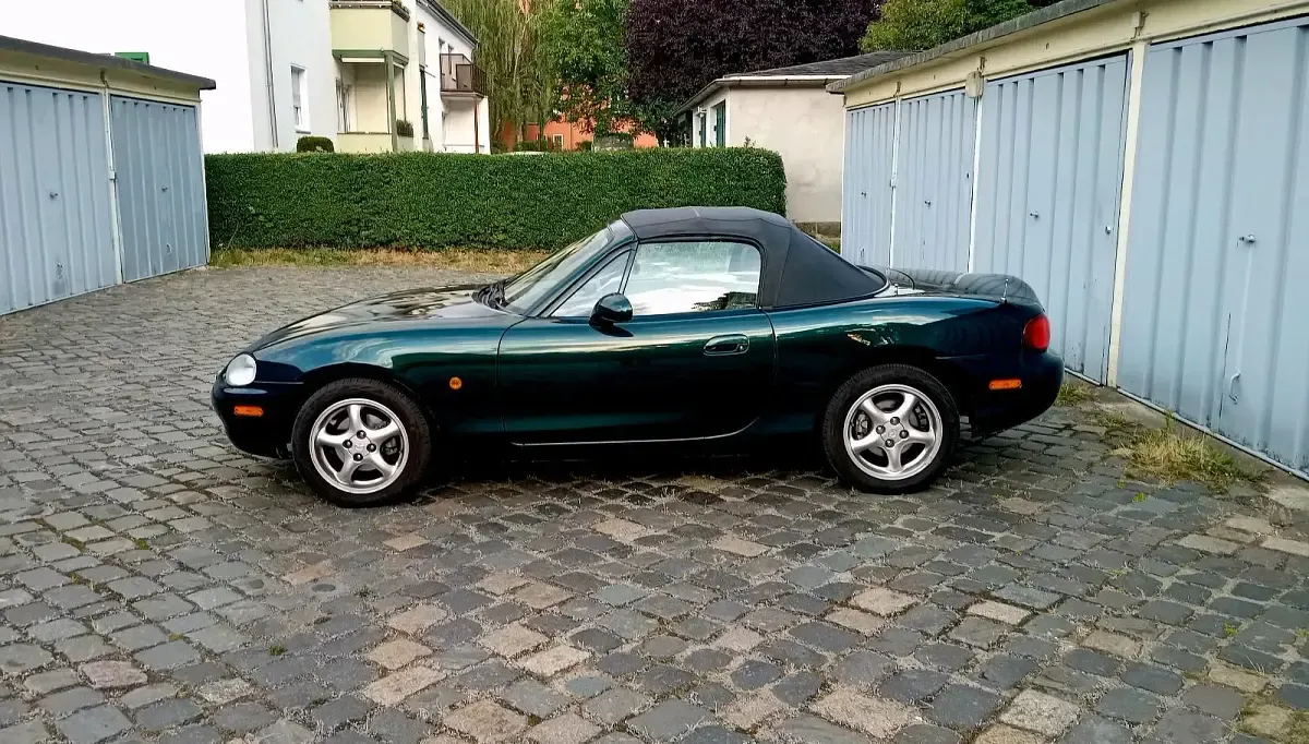 Gebraucht Mazda MX5 110 PS (80 kW) 2000 Grün Cabrio