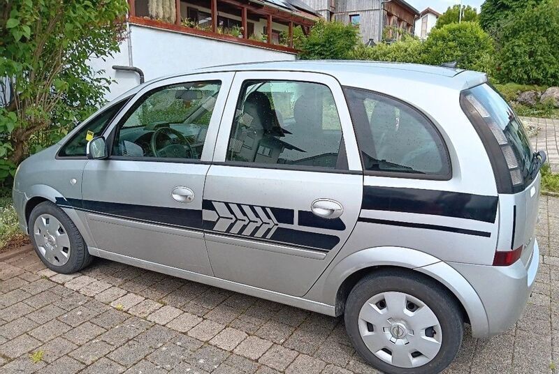 Silber Gebraucht 2008 Opel Meriva Van / Kleinbus | 1.150 € (Superpreis) - Bild 1/4