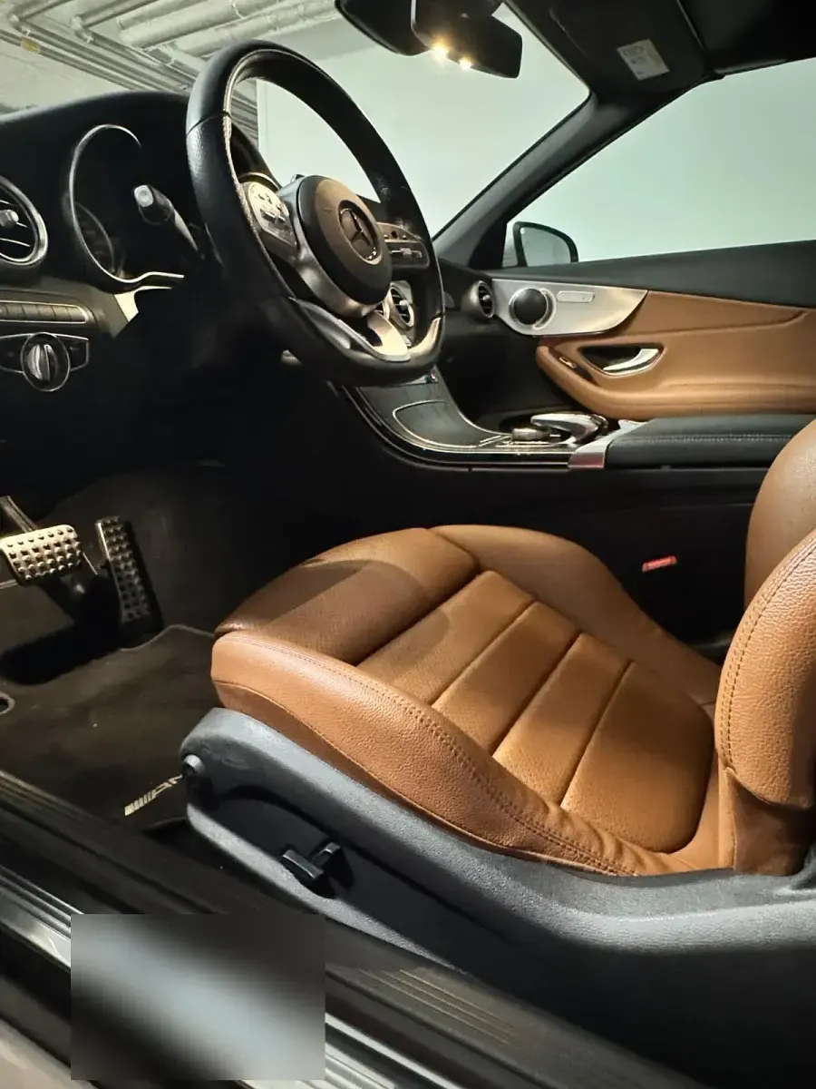 Gebraucht Mercedes C180 AMG line 156 PS (114 kW) 2021 Weiß Cabrio