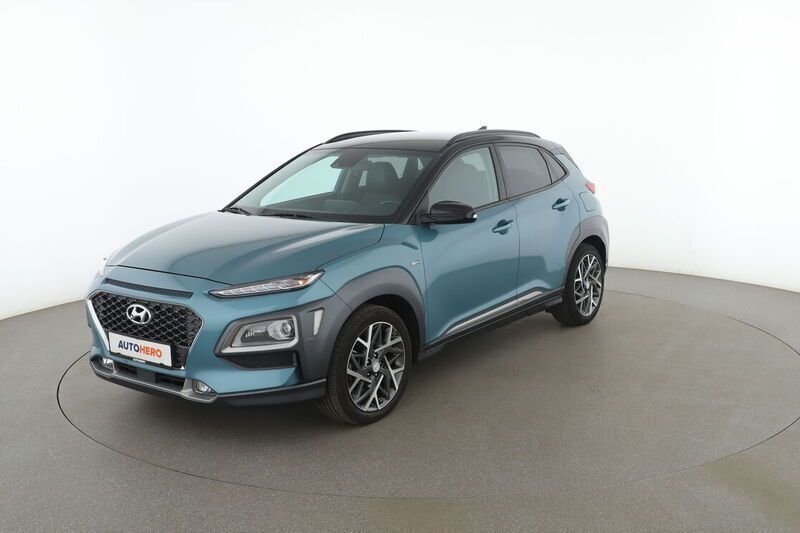 Blau Gebraucht 2020 Hyundai Kona Premium SUV | 19.770 € (Guter Preis) - Bild 1/4