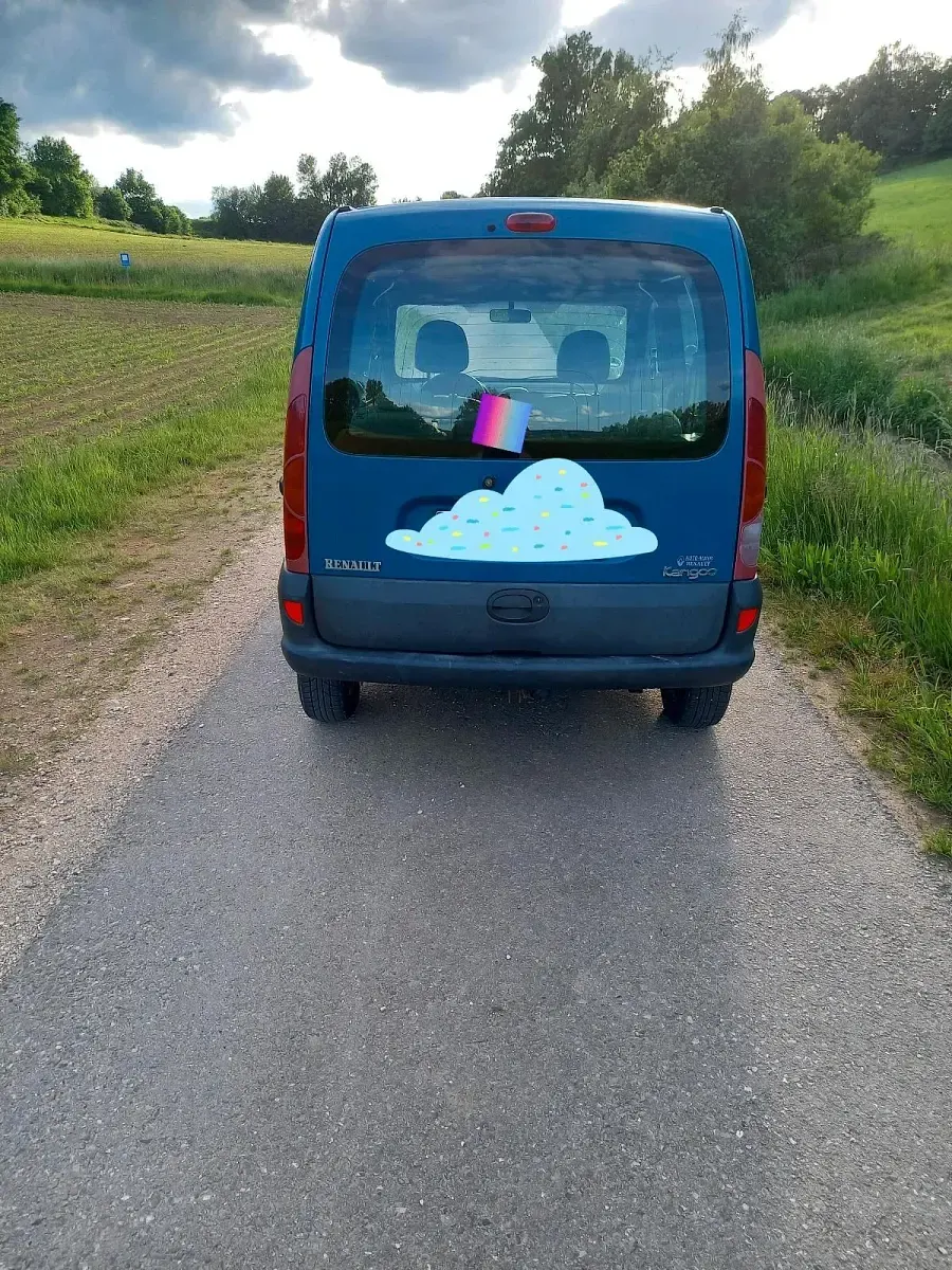 Gebraucht Renault Kangoo Expression 75 PS (55 kW) 2001 Blau Van / Kleinbus