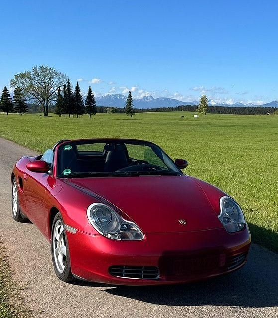 Rot Gebraucht 2001 Porsche Boxster Cabrio | 18.900 € (Fairer Preis) - Bild 1/4