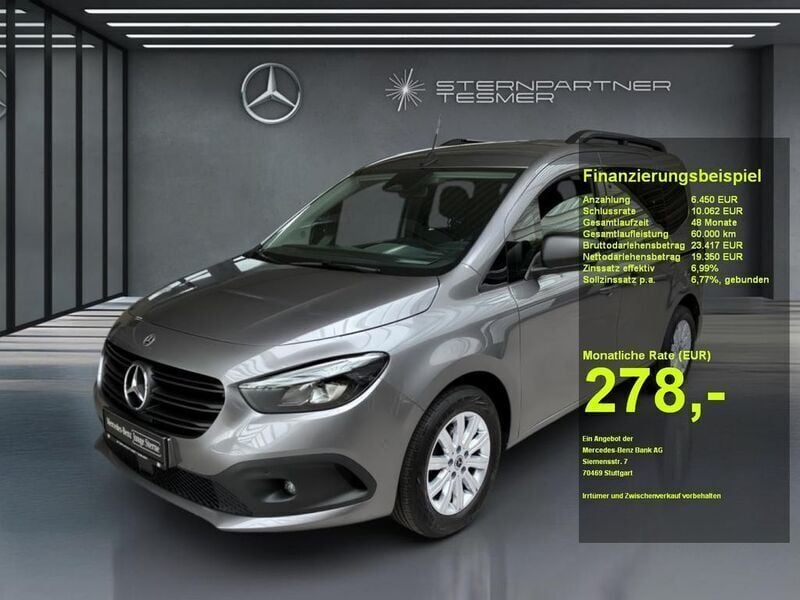 Grau Gebraucht 2023 Mercedes Citan 110 Progressive Kombi | 25.800 € (Etwas zu teuer) - Bild 1/3