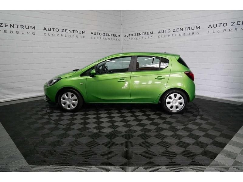 Gebraucht Opel Corsa Edition 90 PS (66 kW) 2017 Grün Kleinwagen