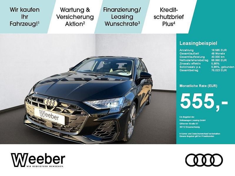 Schwarz Gebraucht 2025 Audi S3 Sport Limousine | 68.290 € - Bild 1/4