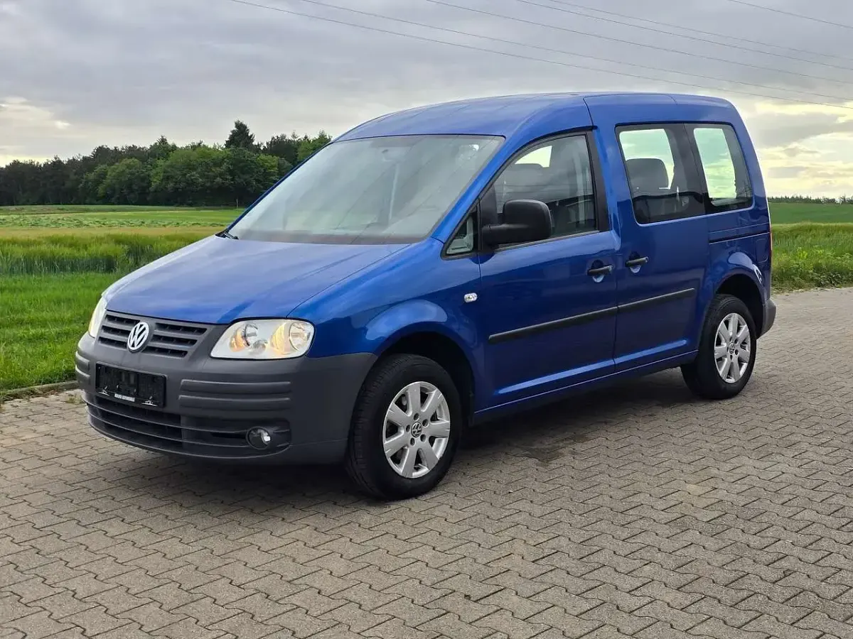 Gebraucht VW Caddy 105 PS (77 kW) 2005 Blau Van / Kleinbus
