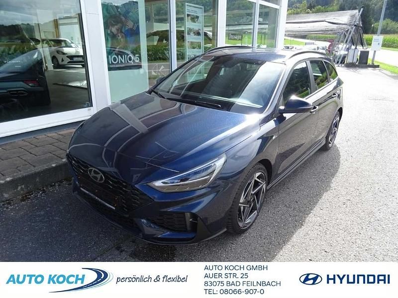 Sailing blue / mic) (blau Neu 2025 Hyundai i30 N Line Kombi | 32.790 € (Teuer) - Bild 1/4