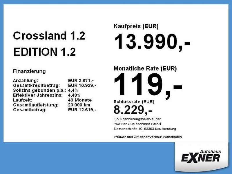Blau Gebraucht 2022 Opel Crossland X SUV | 13.990 € (Superpreis) - Bild 1/1