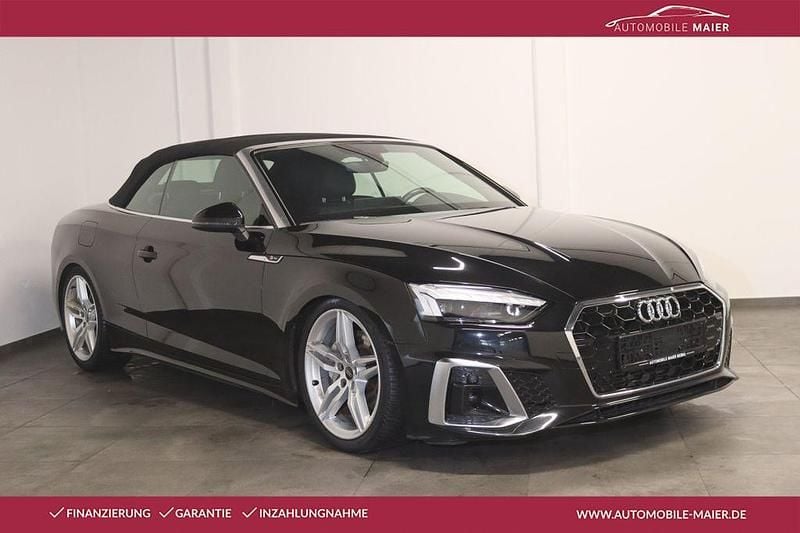 Schwarz Gebraucht 2021 Audi A5 Cabriolet S-Line Cabrio | 26.900 € (Superpreis) - Bild 1/4