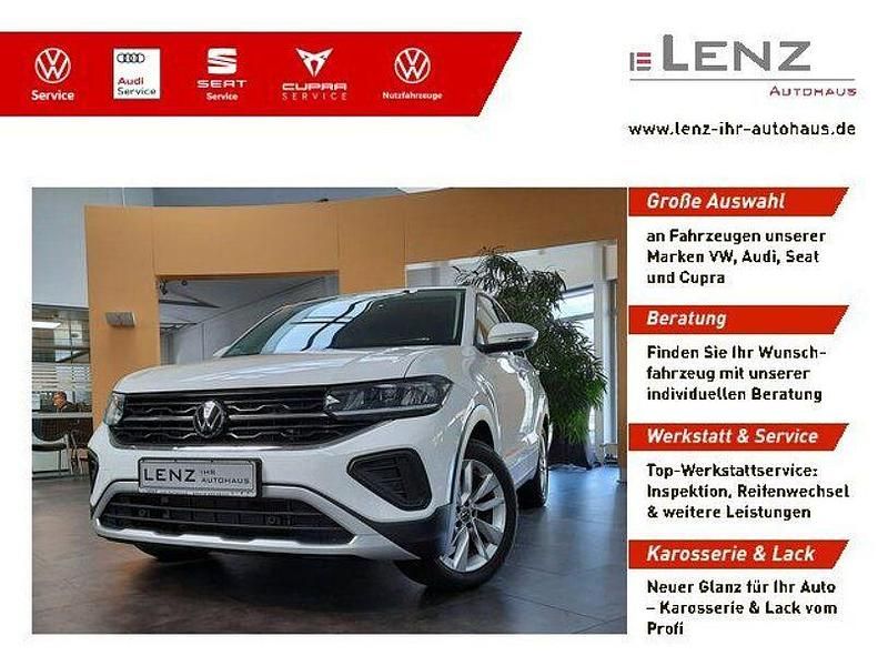Pure white Gebraucht 2024 VW T-Cross Life SUV | 21.290 € (Guter Preis) - Bild 1/4