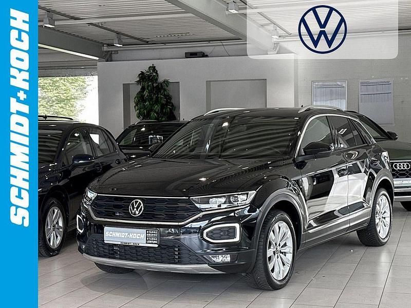 Schwarz Gebraucht 2021 VW T-Roc Sportline SUV | 25.290 € (Fairer Preis) - Bild 1/4