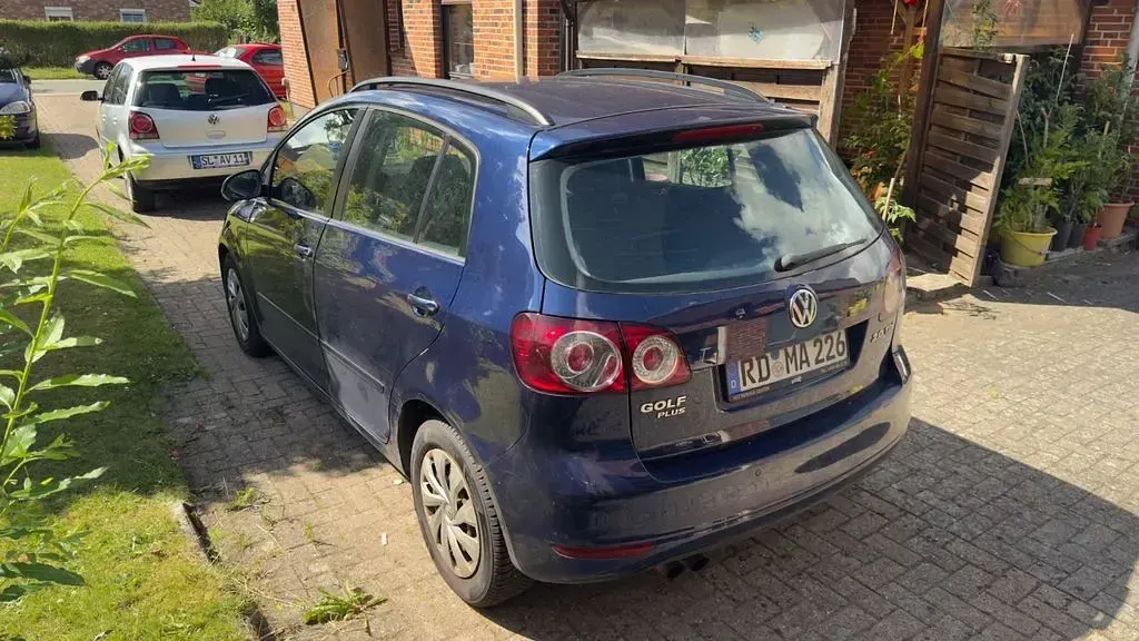 Gebraucht VW Golf Plus Trendline 110 PS (80 kW) 2009 Blau Van / Kleinbus