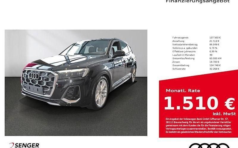 Neu Audi Q7 S-Line 286 PS (210 kW) 2026 Mythosschwarz SUV