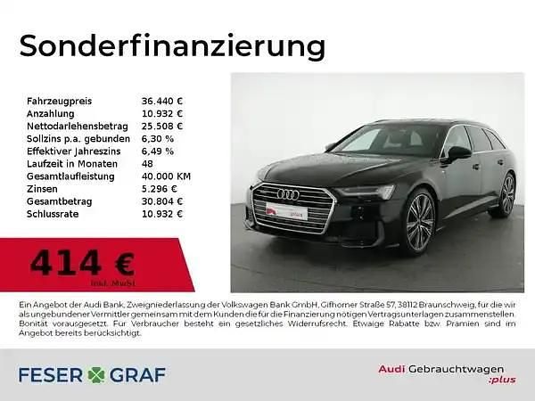 Gebraucht Audi A6 Ambiente 367 PS (269 kW) 2022 Mythosschwarz metallic Kombi