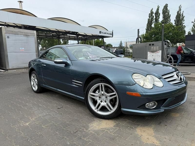 Blau Gebraucht 2007 Mercedes SL550 Cabrio | 21.900 € - Bild 1/4