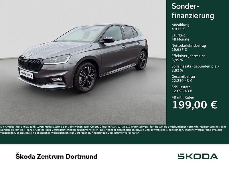 Grau Gebraucht 2025 Skoda Fabia Monte Carlo Kleinwagen | 24.102 € (Fairer Preis) - Bild 1/4