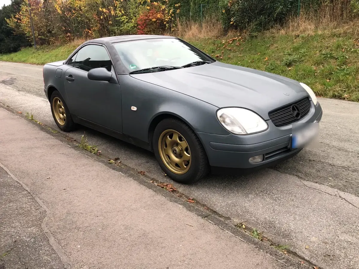 Gebraucht Mercedes SLK200 136 PS (100 kW) 1998 Grau Cabrio