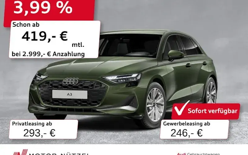 Gebraucht Audi A3 Advanced 150 PS (110 kW) 2025 Limousine