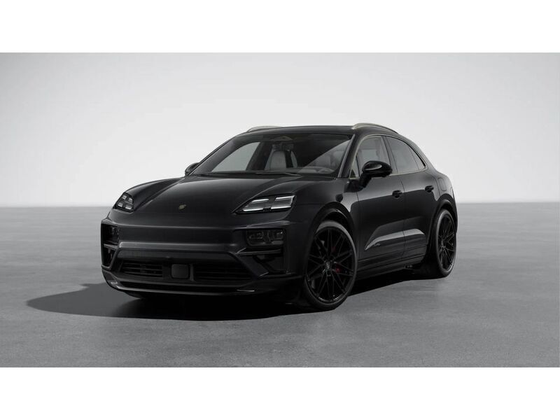 Tiefschwarzmetallic Neu 2025 Porsche Macan Turbo SUV | 140.209 € (Fairer Preis) - Bild 1/4