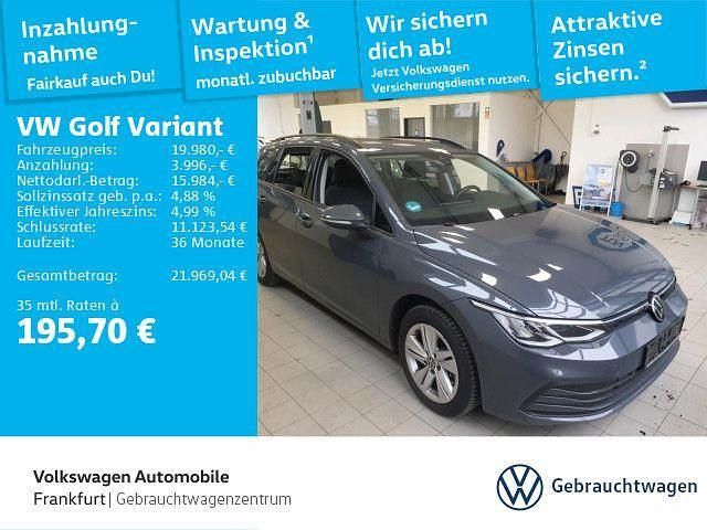 Grau Gebraucht 2022 VW Golf VIII Life Kombi | 19.980 € (Fairer Preis) - Bild 1/4