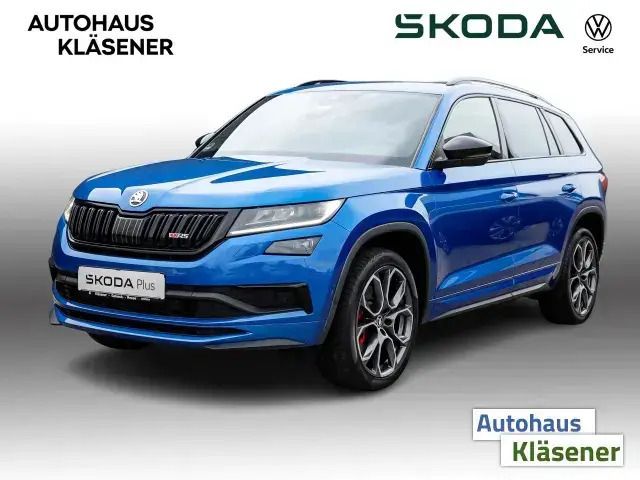 Blau Gebraucht 2019 Skoda Kodiaq RS SUV | 34.970 € (Fairer Preis) - Bild 1/4