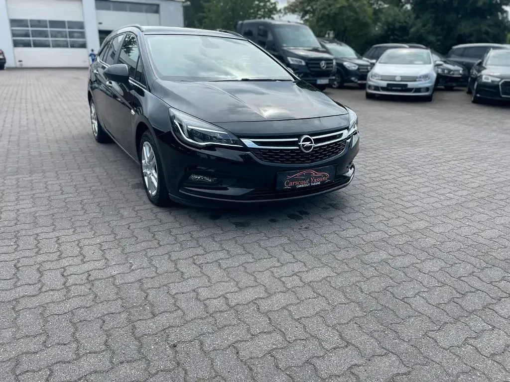 Gebraucht Opel Astra Business 110 PS (80 kW) 2018 Schwarz Kombi