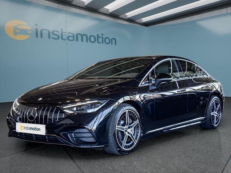 Schwarz Gebraucht 2024 Mercedes EQE AMG 43 AMG Limousine | 69.549 € (Etwas zu teuer) - Bild 1/4