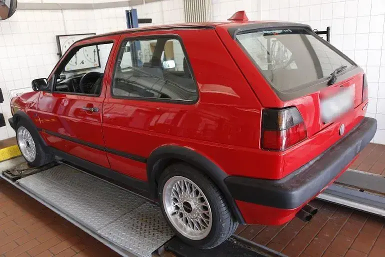 Gebraucht VW Golf II GTI 110 PS (80 kW) 1990 Rot Kleinwagen