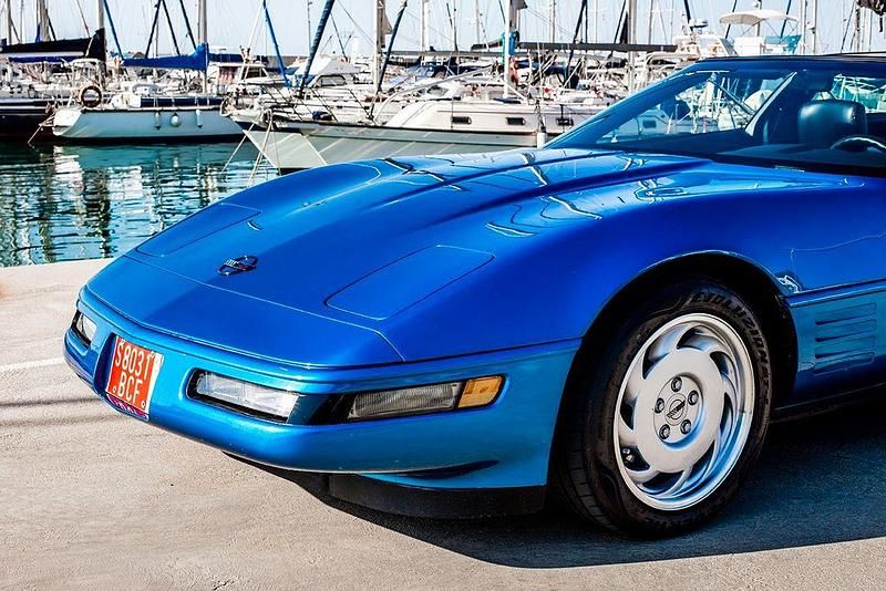 Gebraucht Corvette C4 354 PS (260 kW) 1990 Blau Cabrio